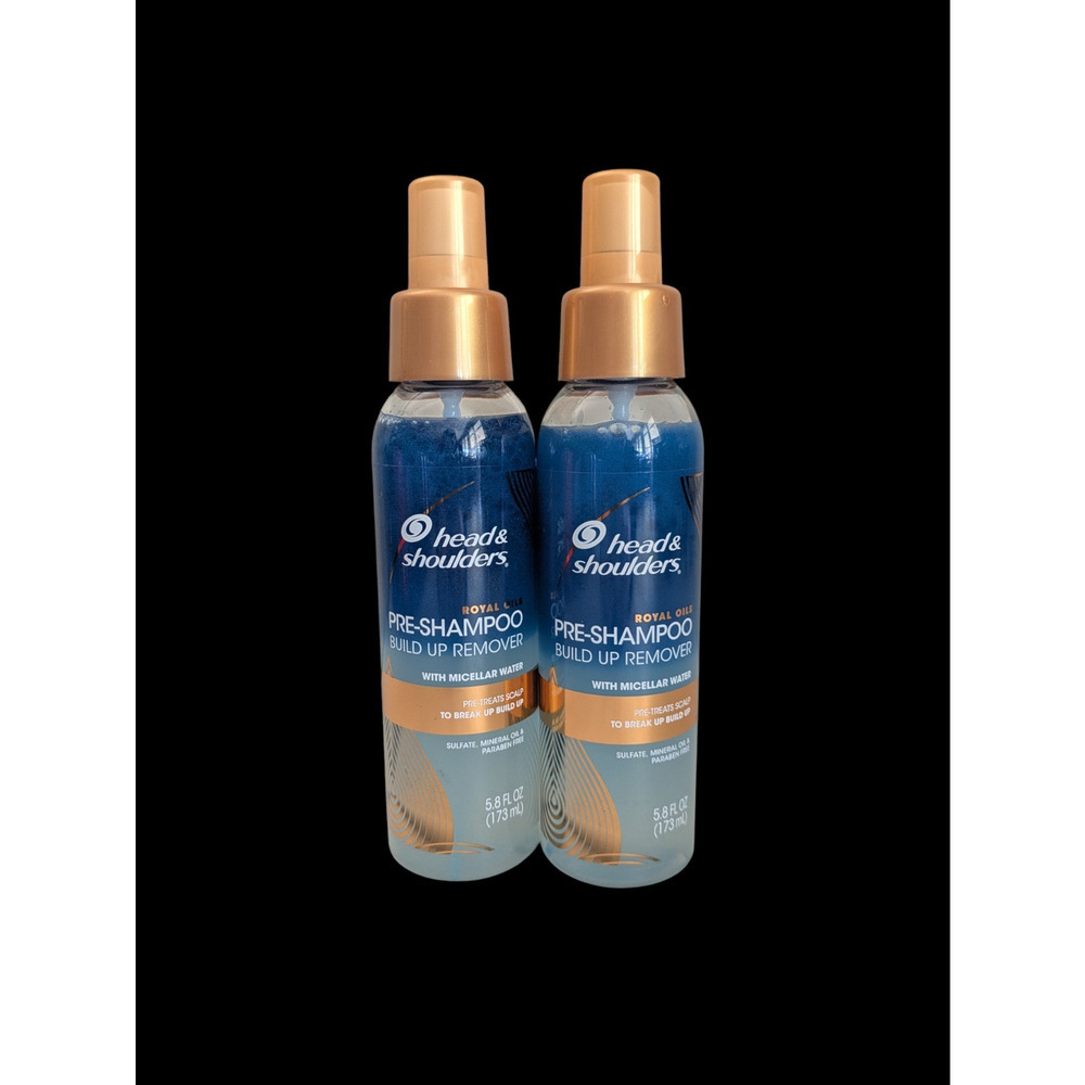 Set of 2 Head & Shoulders Pre-Shampoo Build Up Remover Micellar Water 5.8 oz